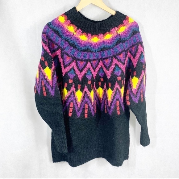 Zara Sweaters - Zara Knit Wool blend oversized long sleeve sweater